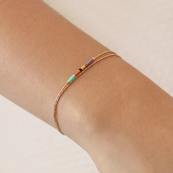 Sierra - Bracelet Fin Multicolore