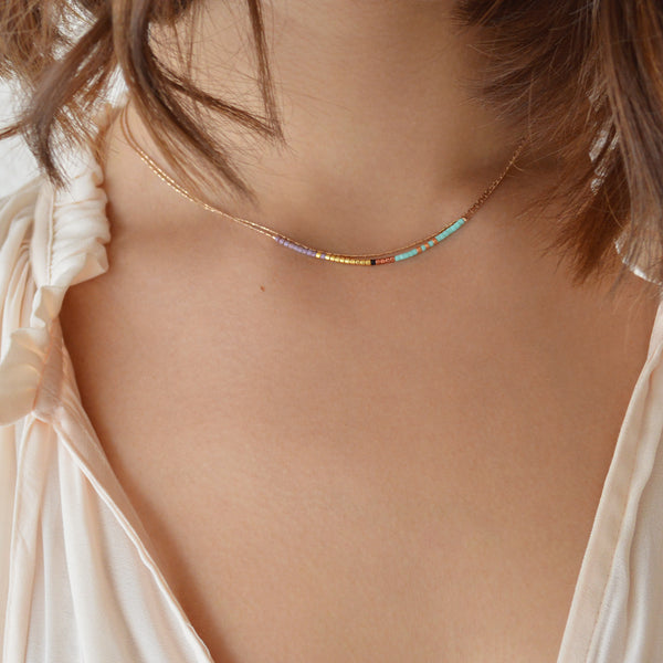 Elvira - Collier Double Rose Gold