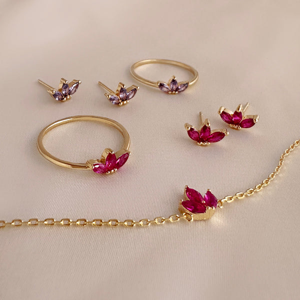 Mariah - Bague Triple Marquise