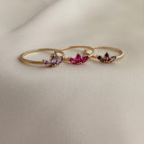 Mariah - Bague Triple Marquise
