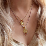 Anaya - Collier Médaillon Déesse