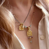 Sajani - Collier Médaillon & Gemmes