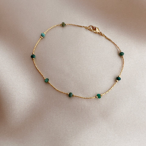 Regan - Turquoise Bead Bracelet