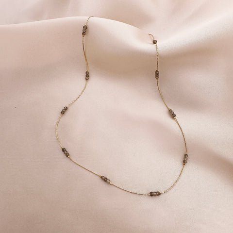 Bridget - Dainty Labradorite Necklace