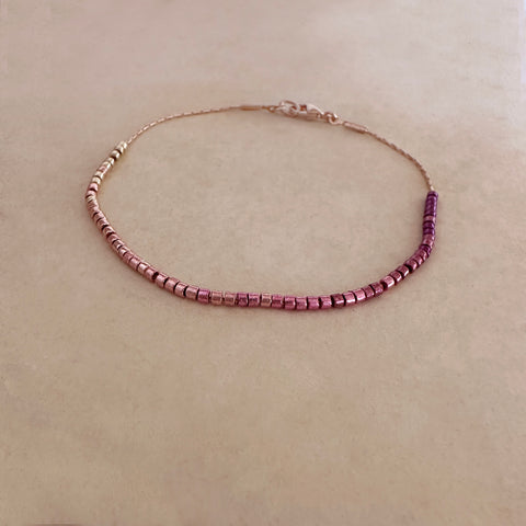 Kenzie - Pink Ombre Bracelet
