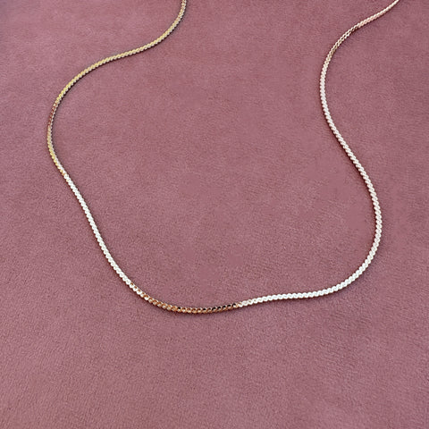 Nadia - Flat Chain Necklace