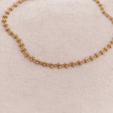Sariah - Gold Beaded Anklet
