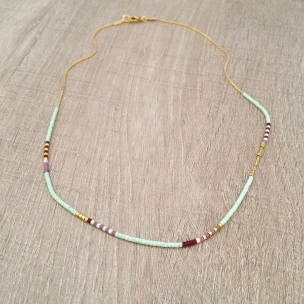 Estella - Multicolor Beaded Necklace