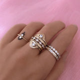 Amiri - Sunset Band Ring - Kurafuchi