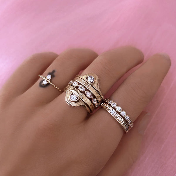 Amiri - Sunset Band Ring - Kurafuchi