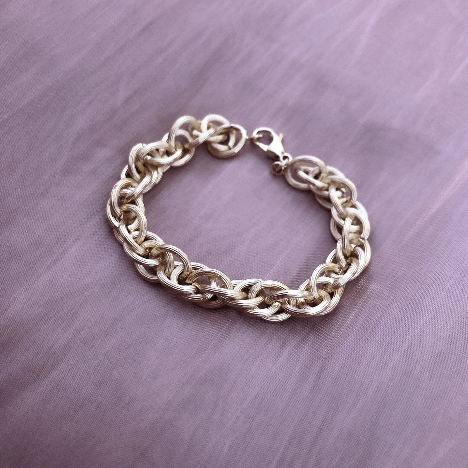 Bianca - Gold Chunky Chain Bracelet