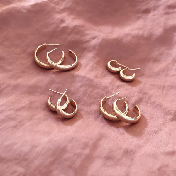 Elen - Thick Hoops - Kurafuchi