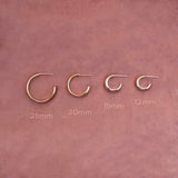 Elen - Thick Hoops - Kurafuchi