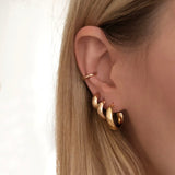 Elen - Thick Hoops - Kurafuchi