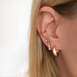 Elen - Thick Hoops - Kurafuchi