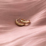 Elen - Thick Hoops - Kurafuchi