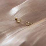 Kaeli - CZ Moon Studs - Kurafuchi