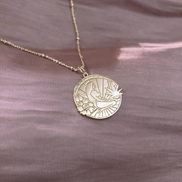Keziah - Zodiac Medal Necklace - Kurafuchi