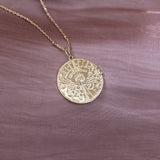 Keziah - Zodiac Medal Necklace - Kurafuchi