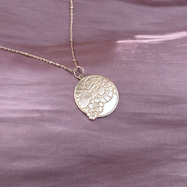 Keziah - Zodiac Medal Necklace - Kurafuchi