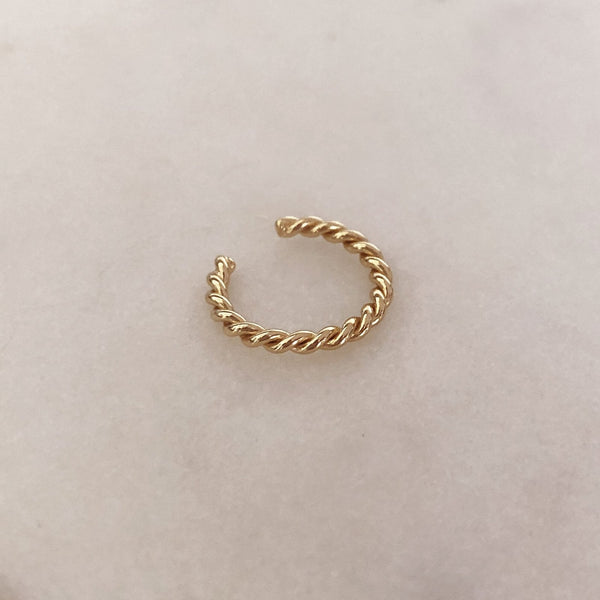 Naia - Twisted Ear Cuff - Kurafuchi