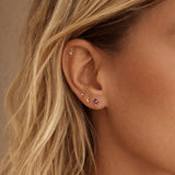 Alyssah - CZ Stud Earrings