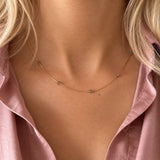 Bridget - Collier Fin Labradorite