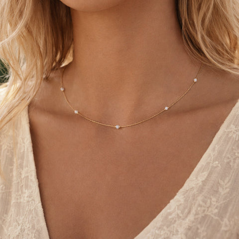 Bridget - Collier Fin Opalite