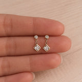 Casey - CZ Dangle Studs