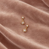Casey - CZ Dangle Studs