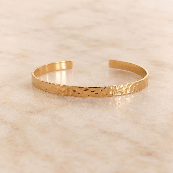 Catalina - Hammered Cuff Bracelet
