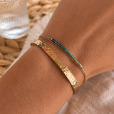 Catalina - Hammered Cuff Bracelet