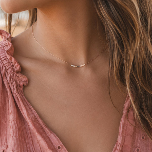 Cleo - Rose Gold Minimalist Necklace