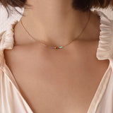 Cleo - Rose Gold Minimalist Necklace