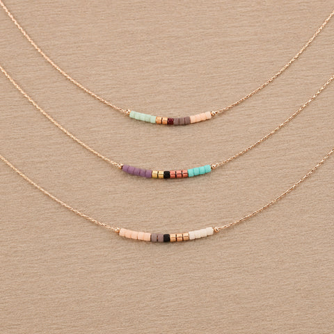 Cleo - Rose Gold Minimalist Necklace