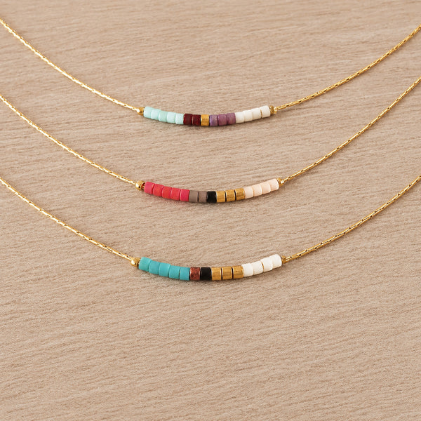 Cleo - Collier Court Minimaliste