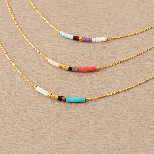 Cleo - Collier Court Minimaliste