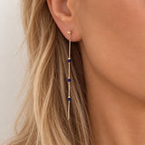 Eliska - Minimalist Lapis Earrings