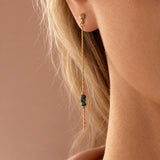 Tasha - Boucles Chaîne Turquoise