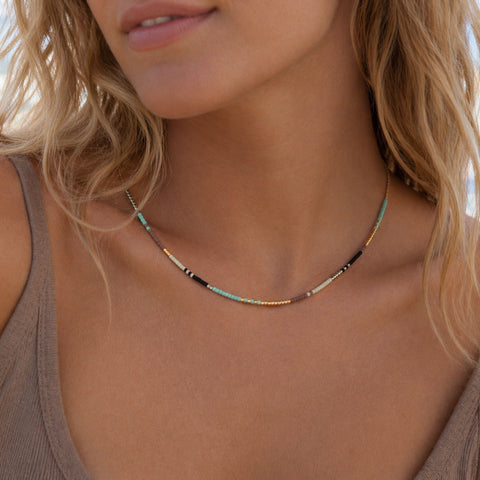 Estella - Collier Perles Multicolores