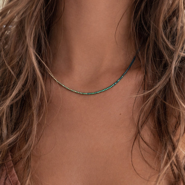 Estella - Blue Ombré Necklace