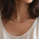 Estella - Multicolor Beaded Necklace