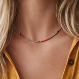 Estella - Multicolor Beaded Necklace
