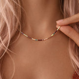 Estella - Multicolor Beaded Necklace