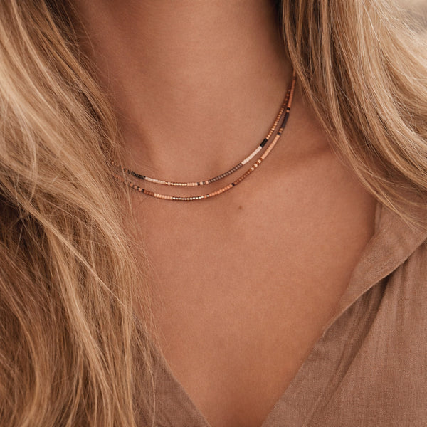 Estella - Collier Perles Multicolores