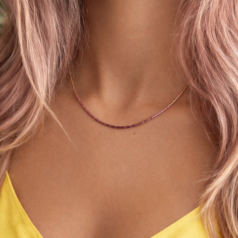 Estella - Collier Ombré Rose