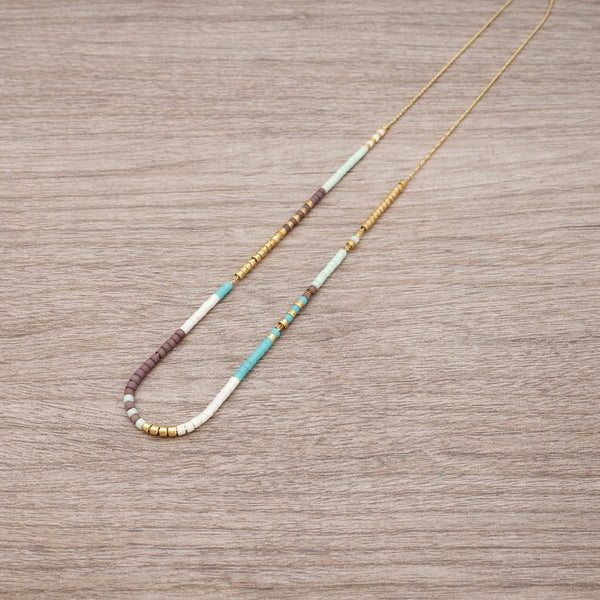 Estella - Collier Perles Multicolores