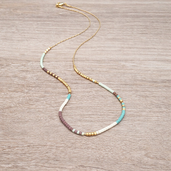 Estella - Collier Perles Multicolores