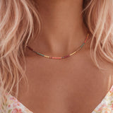 Estella - Collier Perles Multicolores