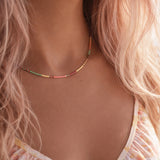 Estella - Collier Perles Multicolores